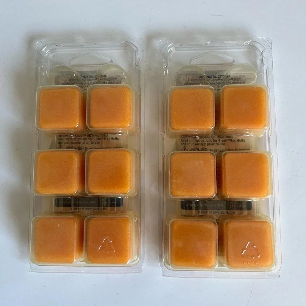 NEW 2 Packages of GLADE Wax Melts Hawaiian Breeze Scent